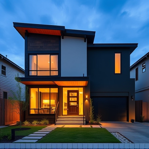 modern home exterior