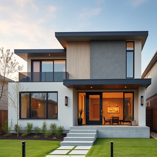 modern home exterior