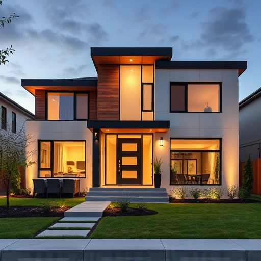 modern home exterior
