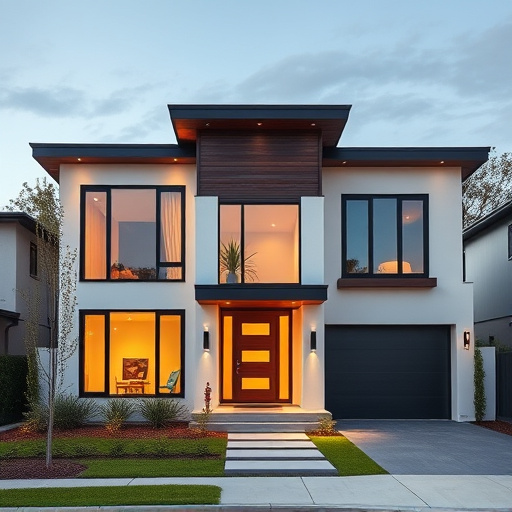 modern home exterior