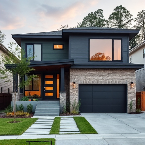modern home exterior