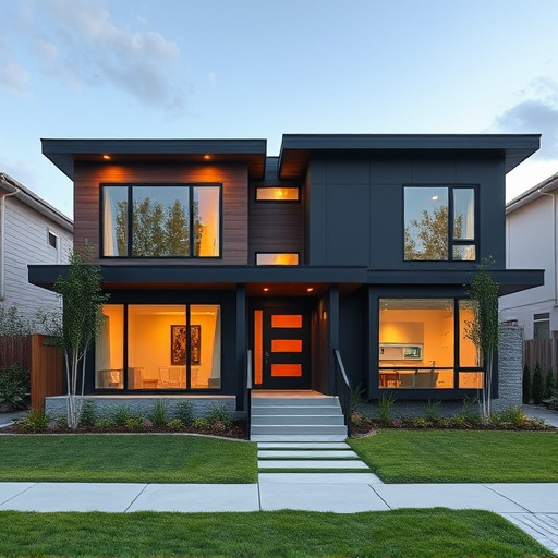 modern home exterior