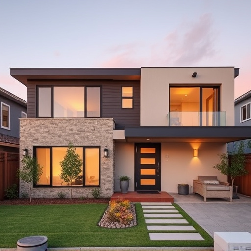 modern home exterior