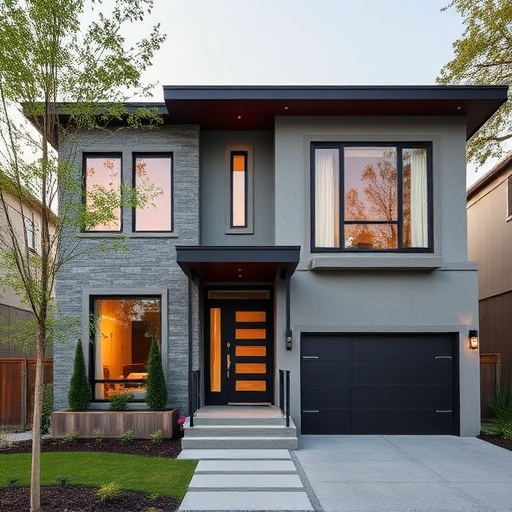 modern home exterior