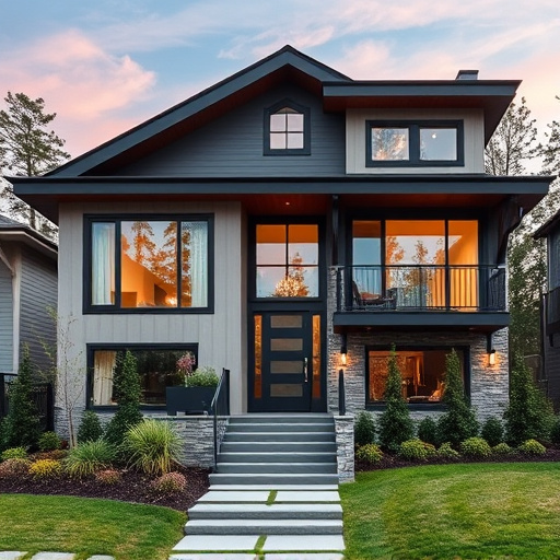 modern home exterior