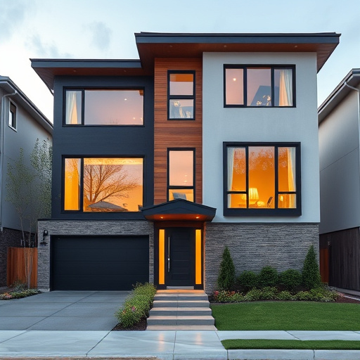 modern home exterior