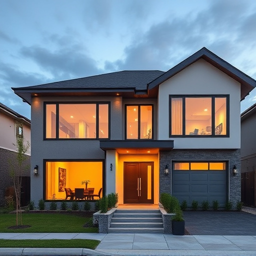 modern home exterior