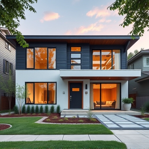 modern home exterior