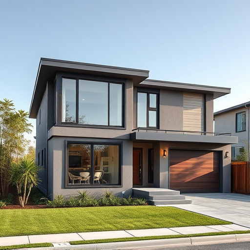 modern home exterior