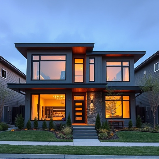 modern home exterior