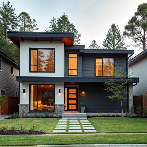 modern home exterior