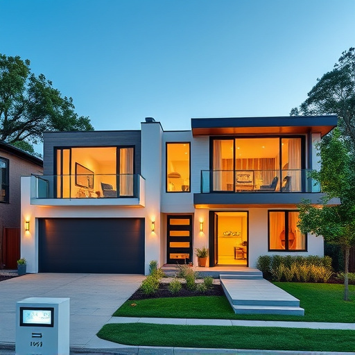 modern home exterior