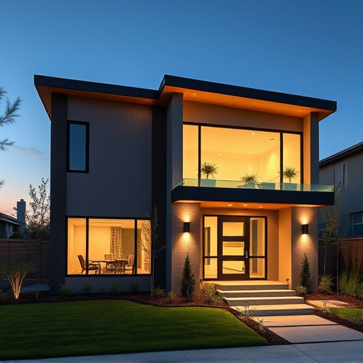 modern home exterior