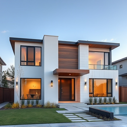modern home exterior