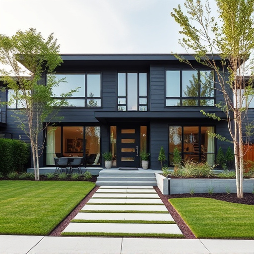 modern home exterior