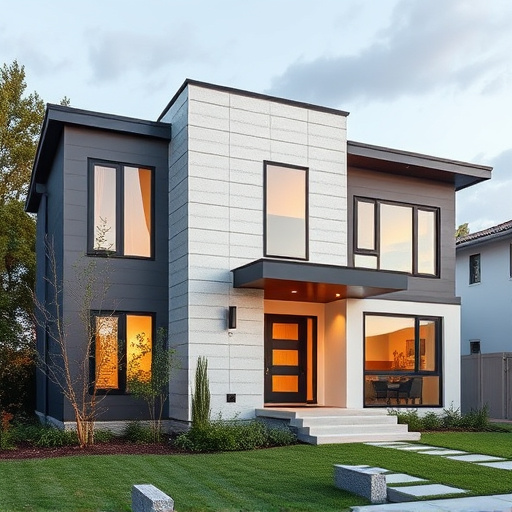modern home exterior