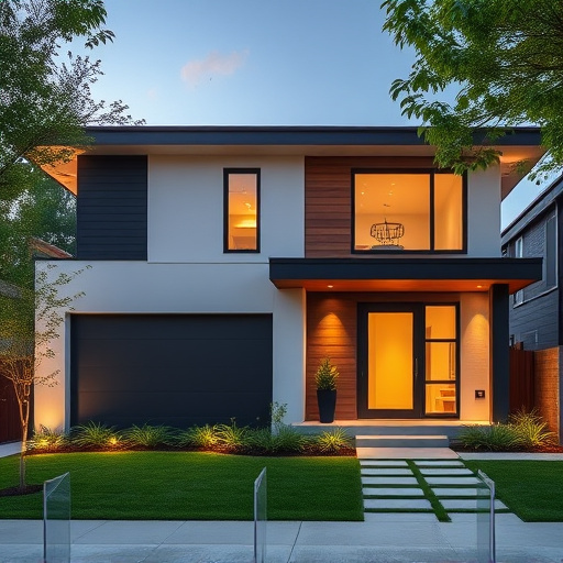 modern home exterior