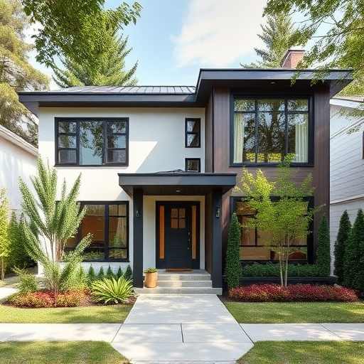 modern home exterior