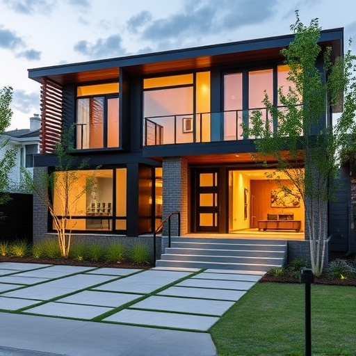 modern home exterior