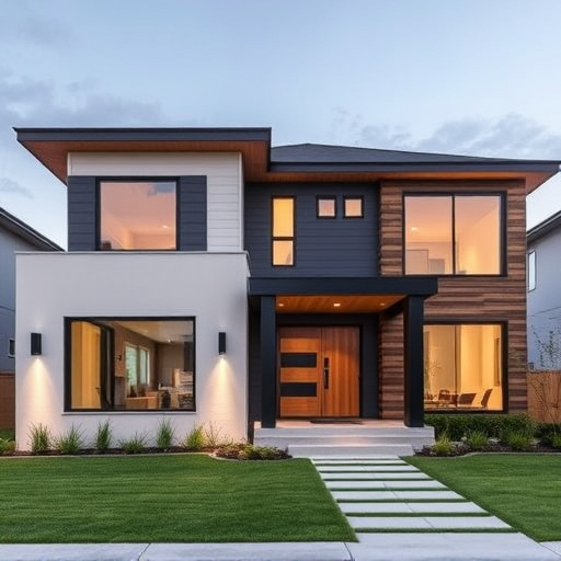 modern home exterior