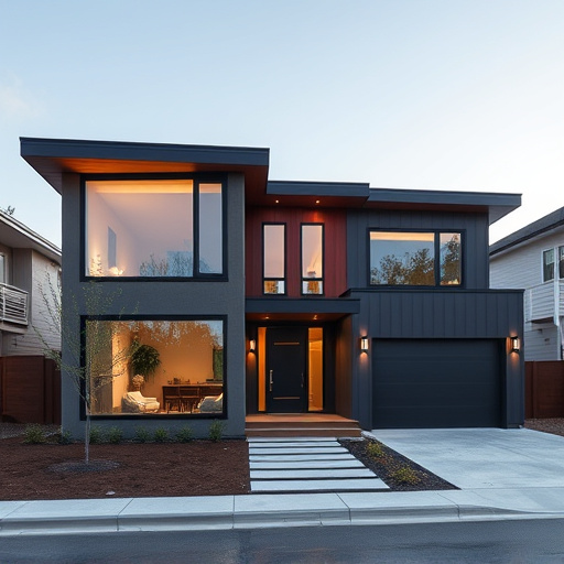 modern home exterior