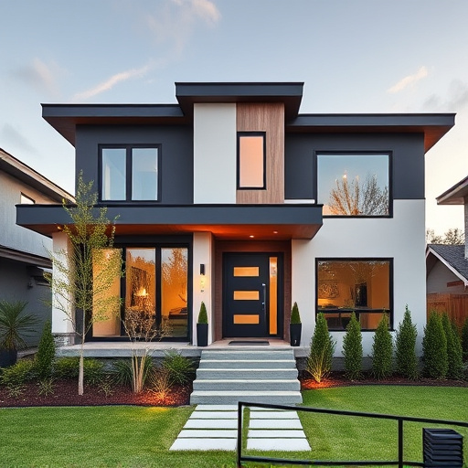 modern home exterior