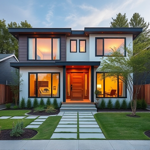 modern home exterior