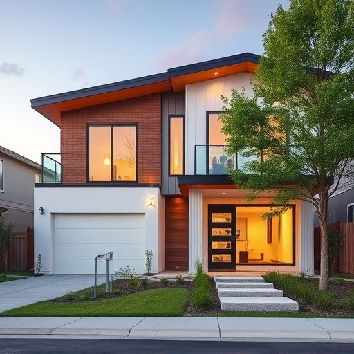 modern home exterior