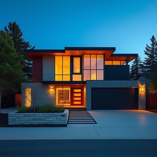 modern home exterior