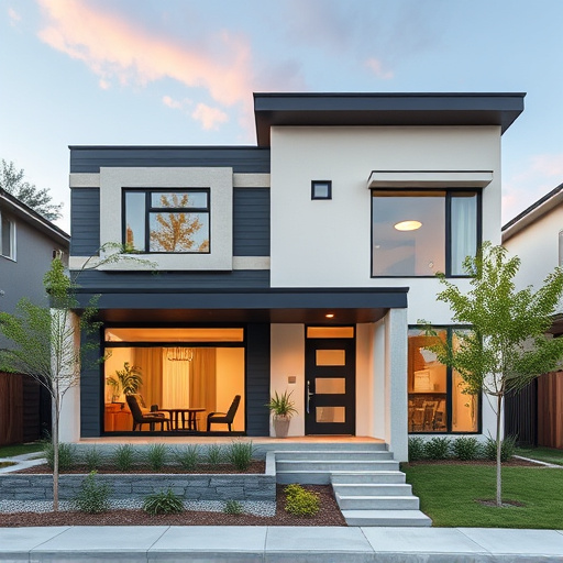 modern home exterior