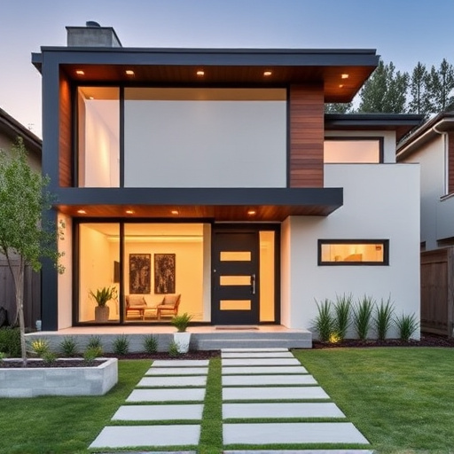 modern home exterior