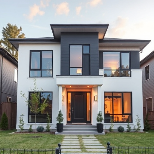 modern home exterior