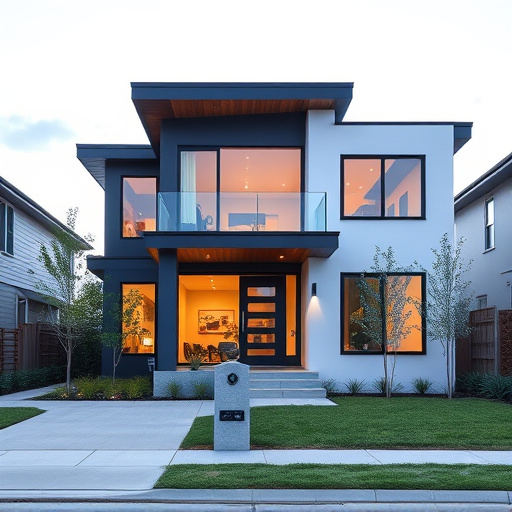 modern home exterior
