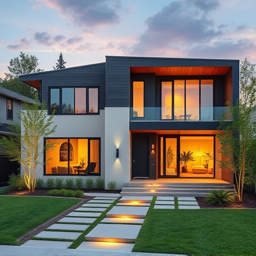 modern home exterior