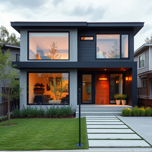 modern home exterior