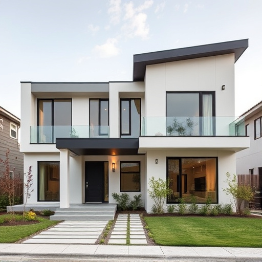 modern home exterior