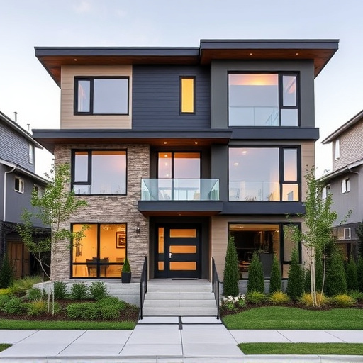 modern home exterior