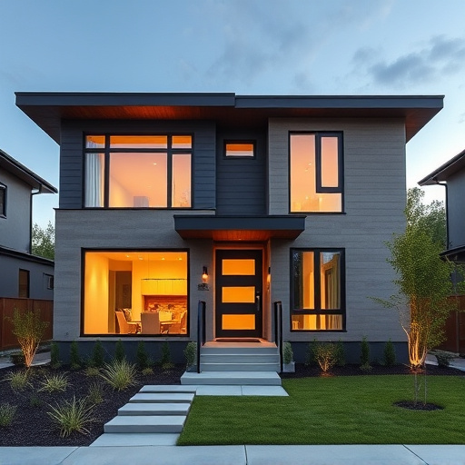 modern home exterior