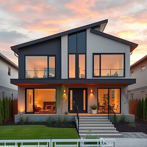 modern home exterior