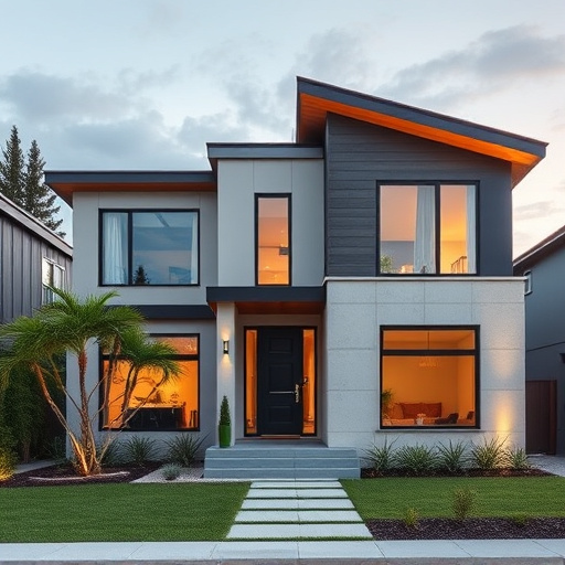 modern home exterior