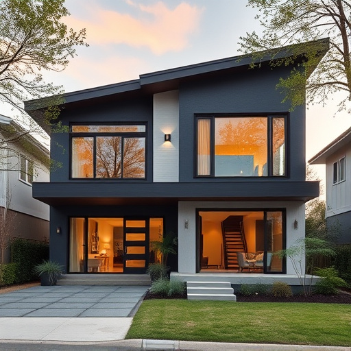 modern home exterior