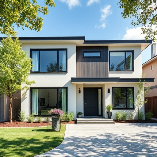 modern home exterior