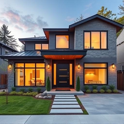 modern home exterior