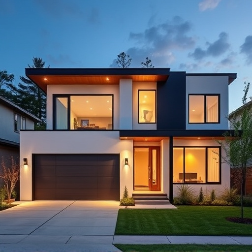 modern home exterior