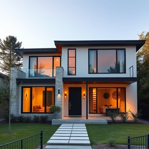 modern home exterior