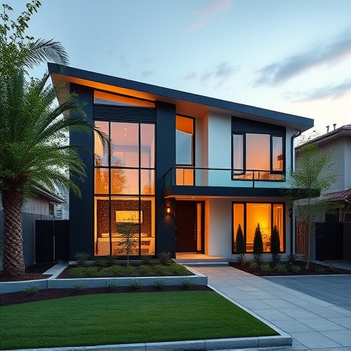 modern home exterior