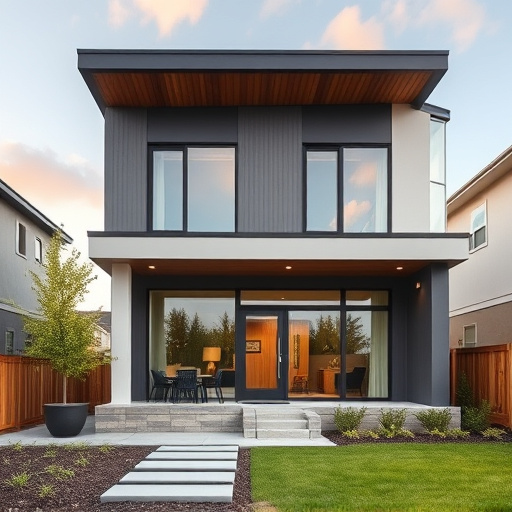 modern home exterior