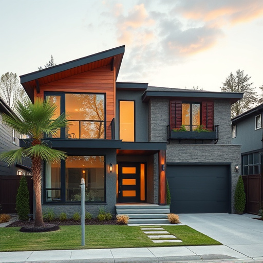modern home exterior