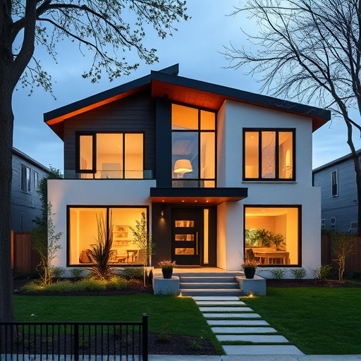 modern home exterior