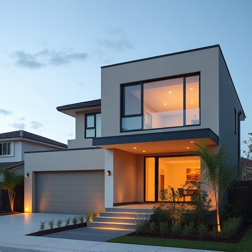 modern home exterior